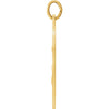 14k Yellow Gold 22mm Round St. Joseph Medal