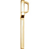 14k Yellow Gold 21.75x13.5mm Cross Pendant