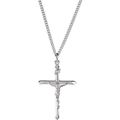 Sterling Silver Crucifix Pendant