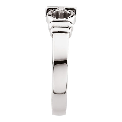 14k White Gold Joined By Christ™ Ring, Size 5