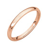 02.00 mm Light Comfort-Fit Wedding Band Ring in 14K Rose Gold ( Size 7 )