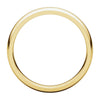 10k Yellow Gold 4mm Light Comfort Fit Band, Size 7.5