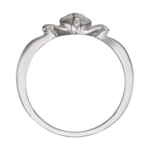 Sterling Silver The Gift Wrapped Heart® Ring Size 5
