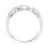 14k White Gold 1/5 CTW Diamond Band, Size 6