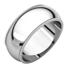 08.00 mm Milgrain Band in 14K White Gold ( Size 10.5 )