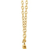 14k Yellow Gold Petite Bar 16-18" Necklace