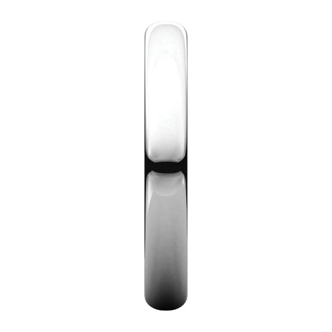 Sterling Silver 3mm Half Round Band, Size 8.5