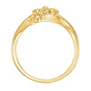 10k Yellow Gold Love Waits Chastity Ring with Packaging, Size 6