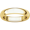 14k Yellow Gold 4mm Heavy Comfort Fit Band, Size 6.5