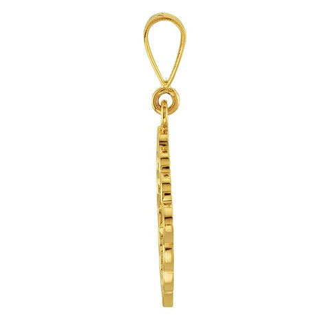 14k Yellow Gold Metal Fashion 18" Necklace