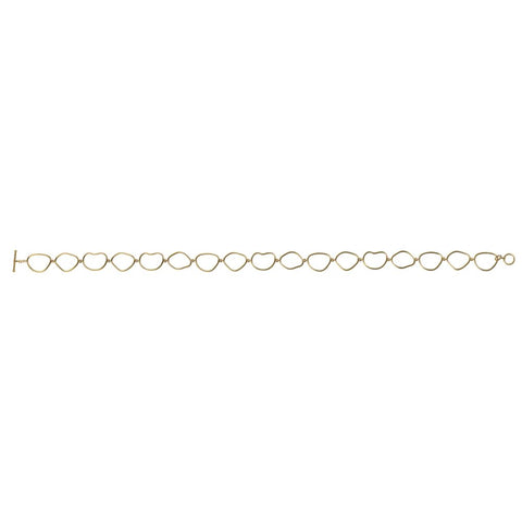 14k Yellow Gold Open Silhouette Necklace
