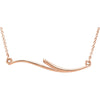 14k Rose Gold Freeform 17.5-inch Necklace