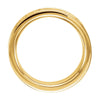14k Yellow Gold 8.5mm Floral-Inspired Band Size 5