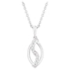 Sterling Silver 0.08 ctw. Diamond 18-inch Necklace