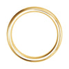 14K White & Yellow Gold 8mm Comfort-Fit Two-Tone Band Size 7