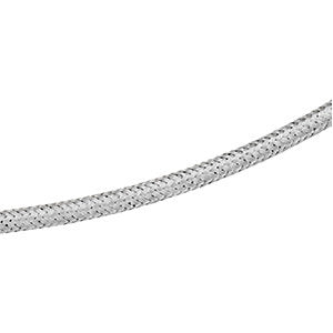 Stainless Basket Weave 18" Chain