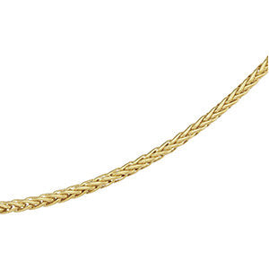 14k Yellow Gold 3.25mm Palma 18" Chain