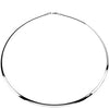 Sterling Silver & 14k Yellow Gold 4mm Reversible Omega 16" Chain
