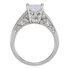14k White Gold 6mm Round Forever Classic™ Moissanite Solitaire Engagement Ring, Size 6