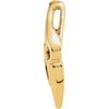 14K Yellow & White Pendant Enhancer