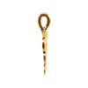 14k Yellow Gold "N" Medium Initial Pendant