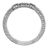 14k White Gold 1/4 CTW Diamond Band, Size 7