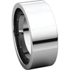 Sterling Silver 8mm Flat Band, Size 7