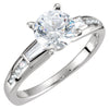 14k White Gold 1/5 ctw. Diamond Band, Size 7