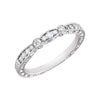 14k White Gold 1/4 ctw. Diamond Band, Size 7