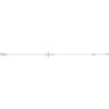 14k White Gold 1/5 CTW Diamond Sideways Cross 8" Bracelet