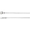Platinum 18-inch Rolo Chain ( Length: 18 In )