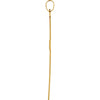 14k Yellow Gold 39x25mm Cross Pendant with Design