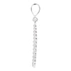 Sterling Silver Beaded Teardrop Silhouette Pendant
