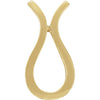 Metal Fashion Pendant in 14k Yellow Gold