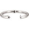 Sterling Silver 8mm Hinged Bangle 7" Bracelet