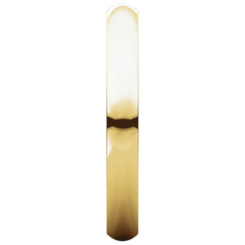 14k Yellow Gold 3mm Heavy Comfort Fit Band, Size 8