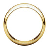 10k Yellow Gold 7mm Half Round Band, Size 11