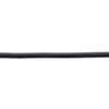 Sterling Silver 1.5mm Black Rubber Cord 18" Necklace
