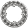 Sterling Silver Halo-Style Pendant Mounting for 3.9mm Center