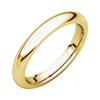 03.00 mm Comfort-Fit Wedding Band Ring in 14k Yellow Gold (Size 5.5 )
