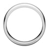 14k White Gold 7mm Light Comfort Fit Band, Size 8.5