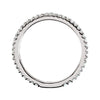 14k White Gold 1/3 CTW Diamond Stackable Ring Size 7