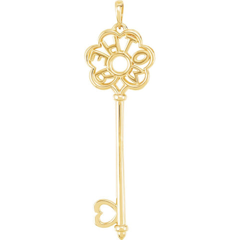 14k Yellow Gold Mother's Key® Pendant