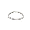 9 CTTW Princess-Cut Diamond 7-1/4 inch Tennis Bracelet in 18k White Gold