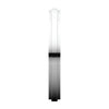 14k White Gold 2.5mm Flat Edge Band, Size 6