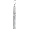 14k White Gold Cross Pendant