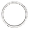 Platinum 8mm Fancy Carved Band with Satin Finish Size 10.00