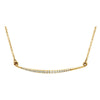 14k Yellow Gold 1/8 ctw. Diamond 16-inch Necklace