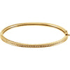 1/3 CTTW Stackable Diamond Bangle Bracelet in 14k Yellow Gold