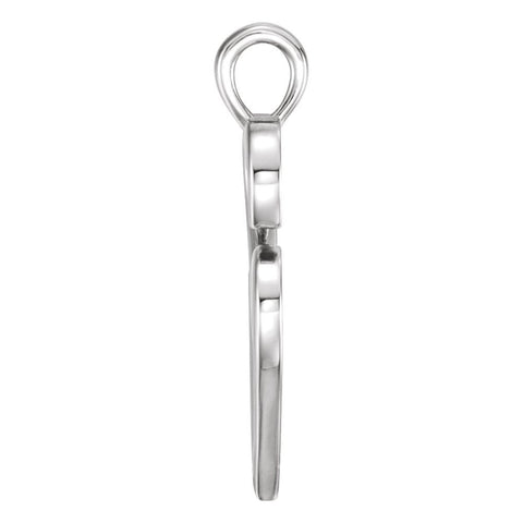 Sterling Silver Double Heart Pendant